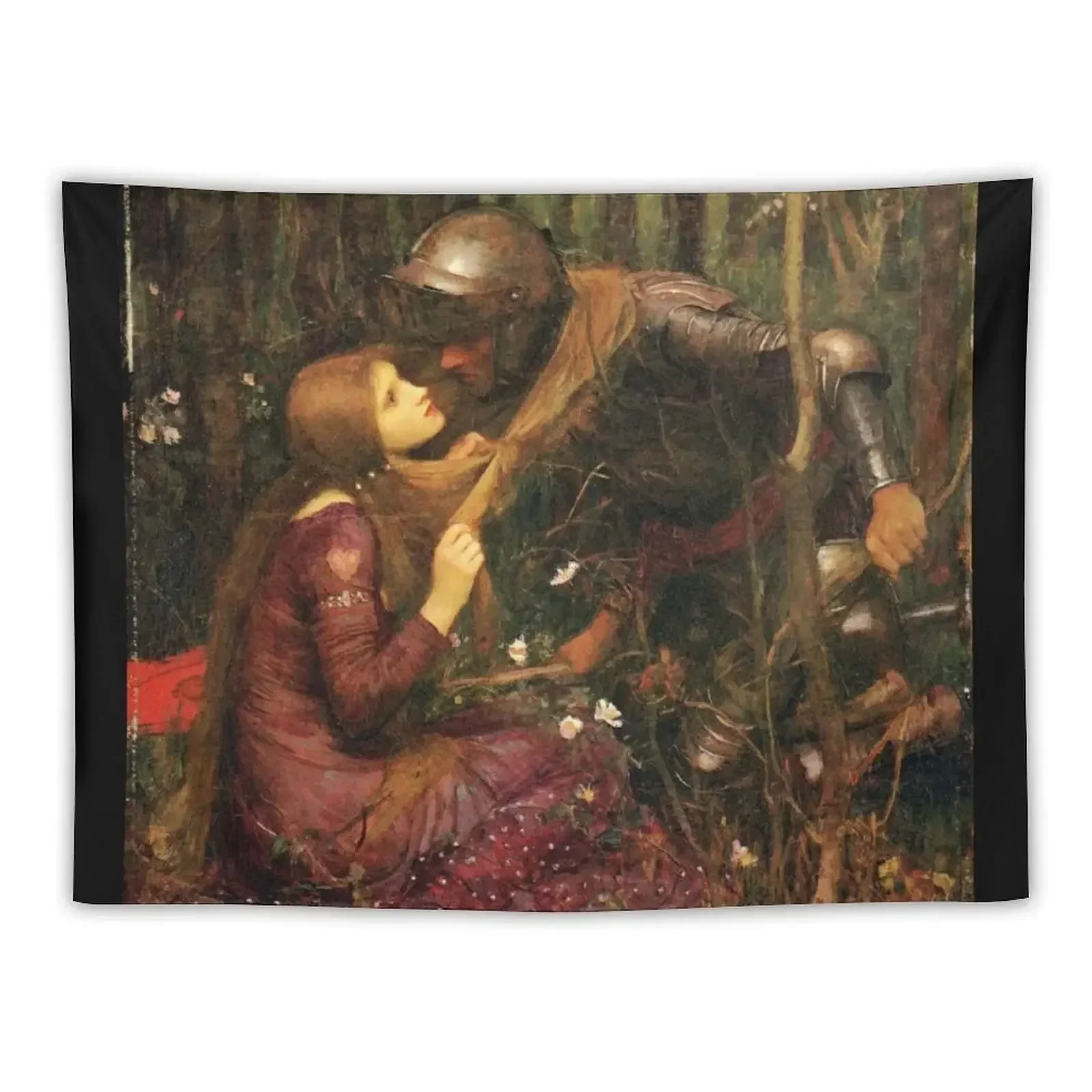 La Belle Dame sans Mercy - John William Waterhouse Tapestry Bedroom Decor Aesthetic Room Aesthetic Tapestry