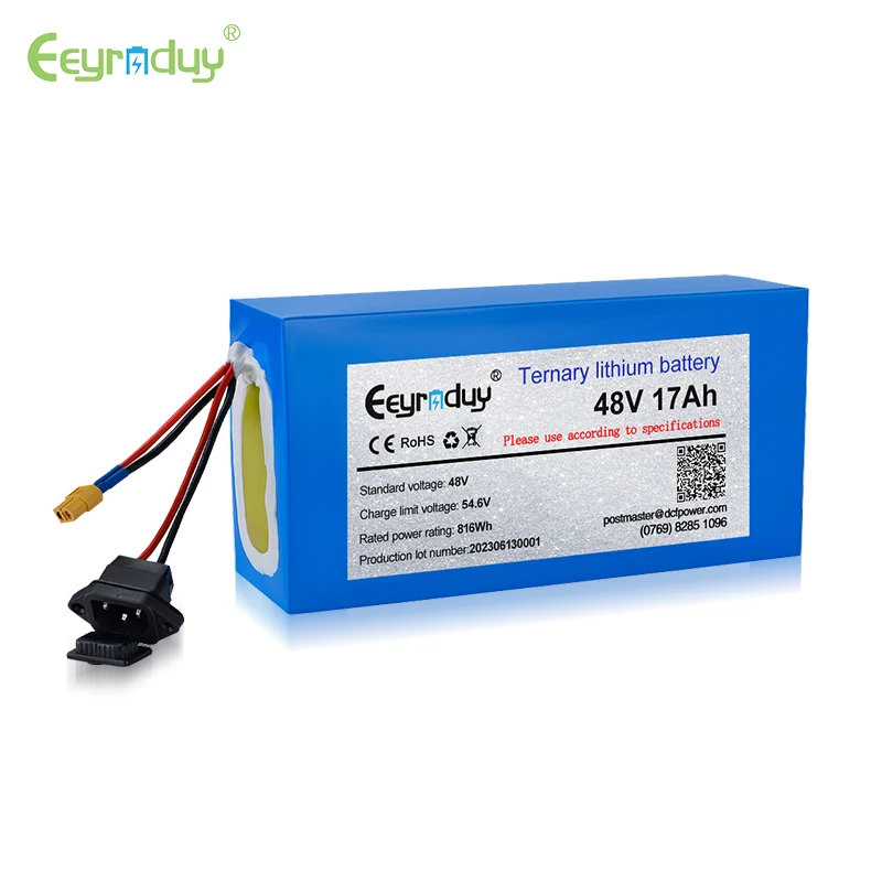 48v 17ah 500w Electric Bike 15ah 20.8ah 25ah 24ah 26ah 28ah Lithium Battery Pack for Electric Scooter