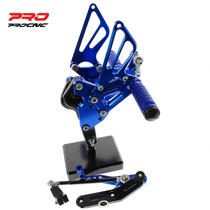 

For YAMAHA MT09 2013-2017 2016 2015 Motorcycle Rearset Footrest Footpeg Adjustable Aluminum Rear Set Footrest