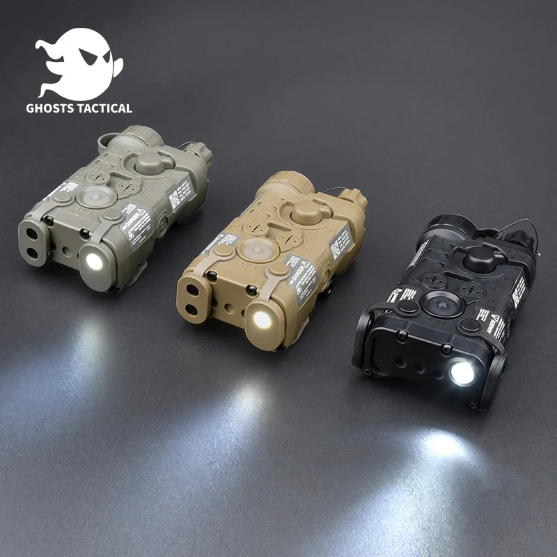 Whitelight Version NGAL Flashlight Tactical weapon Light NO Laser NO IR Nylon Battery Case Box Hunting outdoor Lighting PEQ DBAL