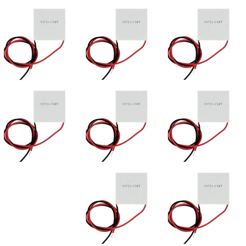 ABFS 8X Elements Peltier TEC1-12715 Thermoelectric Peltier Module 12715 TEC 12V 15A DIY Cooler Peltier Elemente Board
