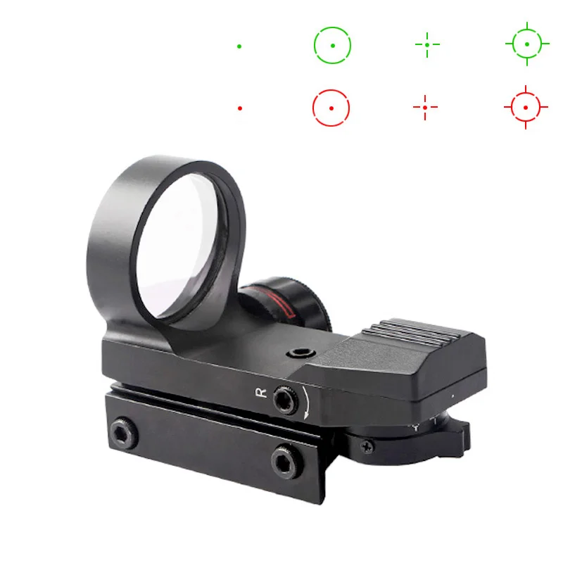 

1x22x33 Hunting Red Dot Sight Aim Optics 4 Reticle Collimator Riflescope for Hunting Airsoft Shooting Fit 20mm Weaver Rail