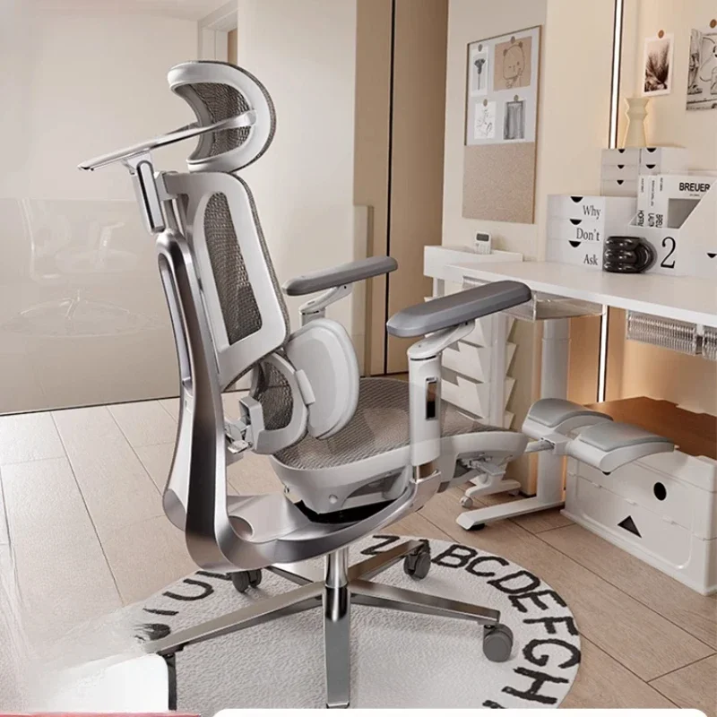 

Ventilation Armrest Wheels Chair Nordic Tilt Control Design Ergonomic Office Chair Recliner Computer Portable Silla Home Office