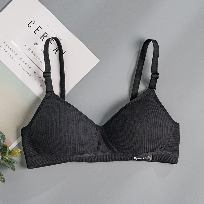 Women Underwear Cotton Bra Seamleass Gathered Push Up Bra Comfortable Soft Bralette Sexy Fashion Ladies Intimate Lingerie