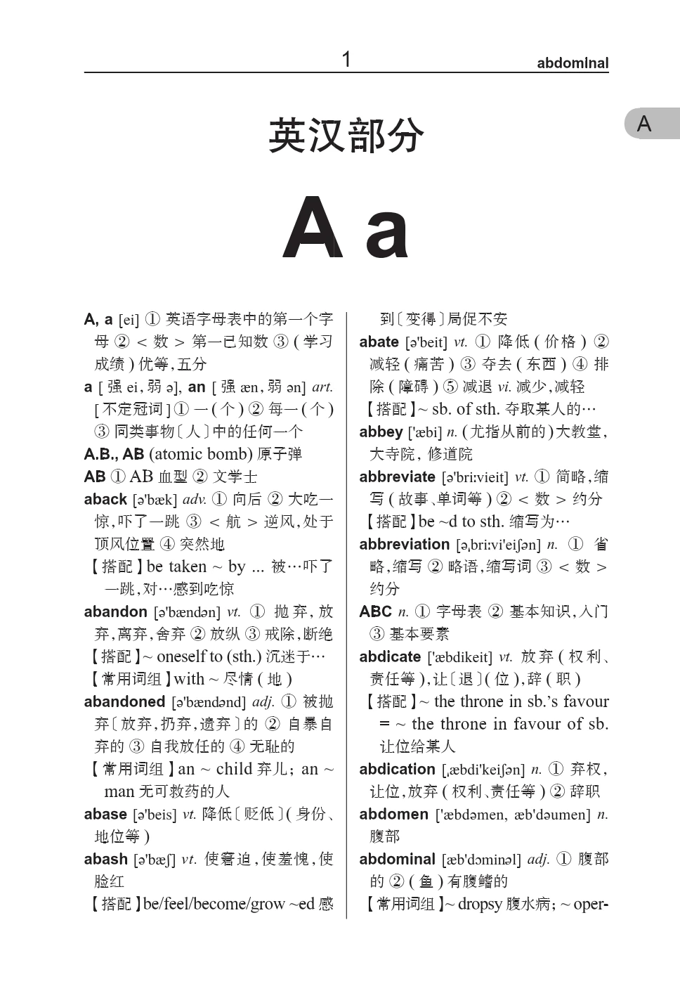 Nuevo práctico diccionario inglés-chino (5a edición)