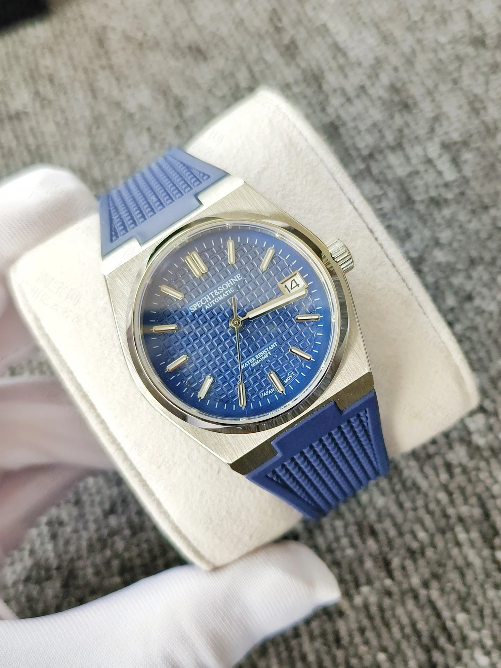 2025 Specht&Sohne Fashion Automatic Mechanical Watch Japan NH35 Movement Sapphire 50m Waterproof Rubber Strap Men's Watch 37MM