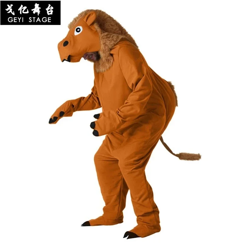 Halloween Party Role Dromedary Camel Costume Anime Cosplay Kits Mascotte Fancy Dress Carnival For Kid Adult MN12