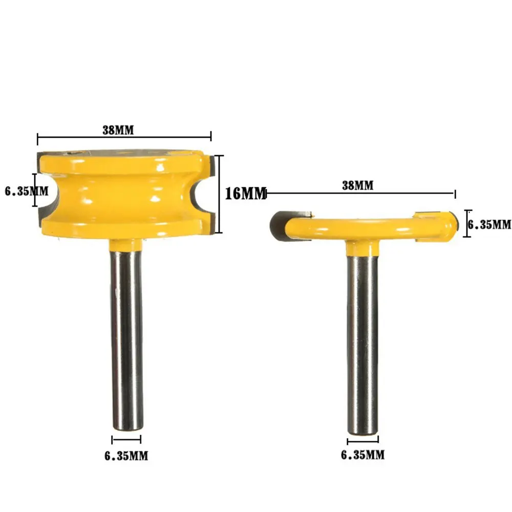 2Pcs Wood Router Bits 1/4\