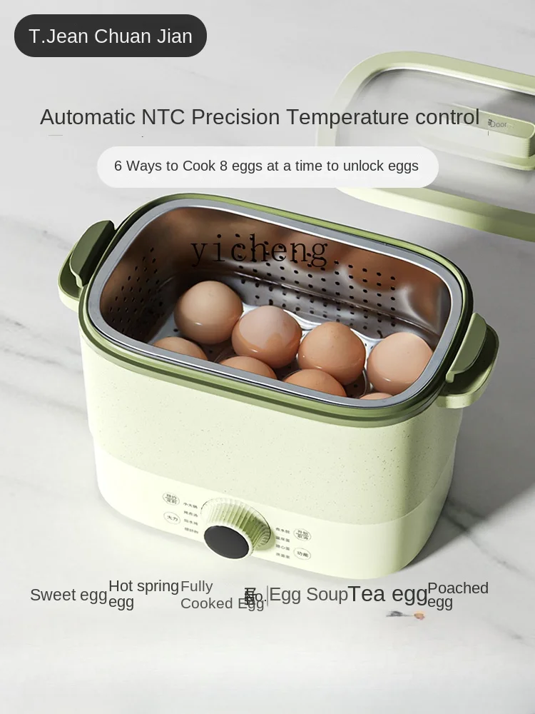 ZC Automatic Egg Boiler Household Automatic Power off Scheduled Reservation Breakfast Appliances Egg Steamer