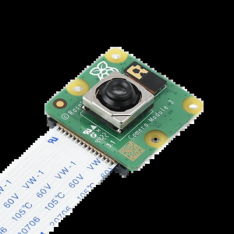 Módulo de cámara Glow Raspberry Pi 3: sensor IMX708 de 12 MP, HDR, enfoque automático, vídeo 1080P50, amplio 120 °     FOV, Negro y Standa