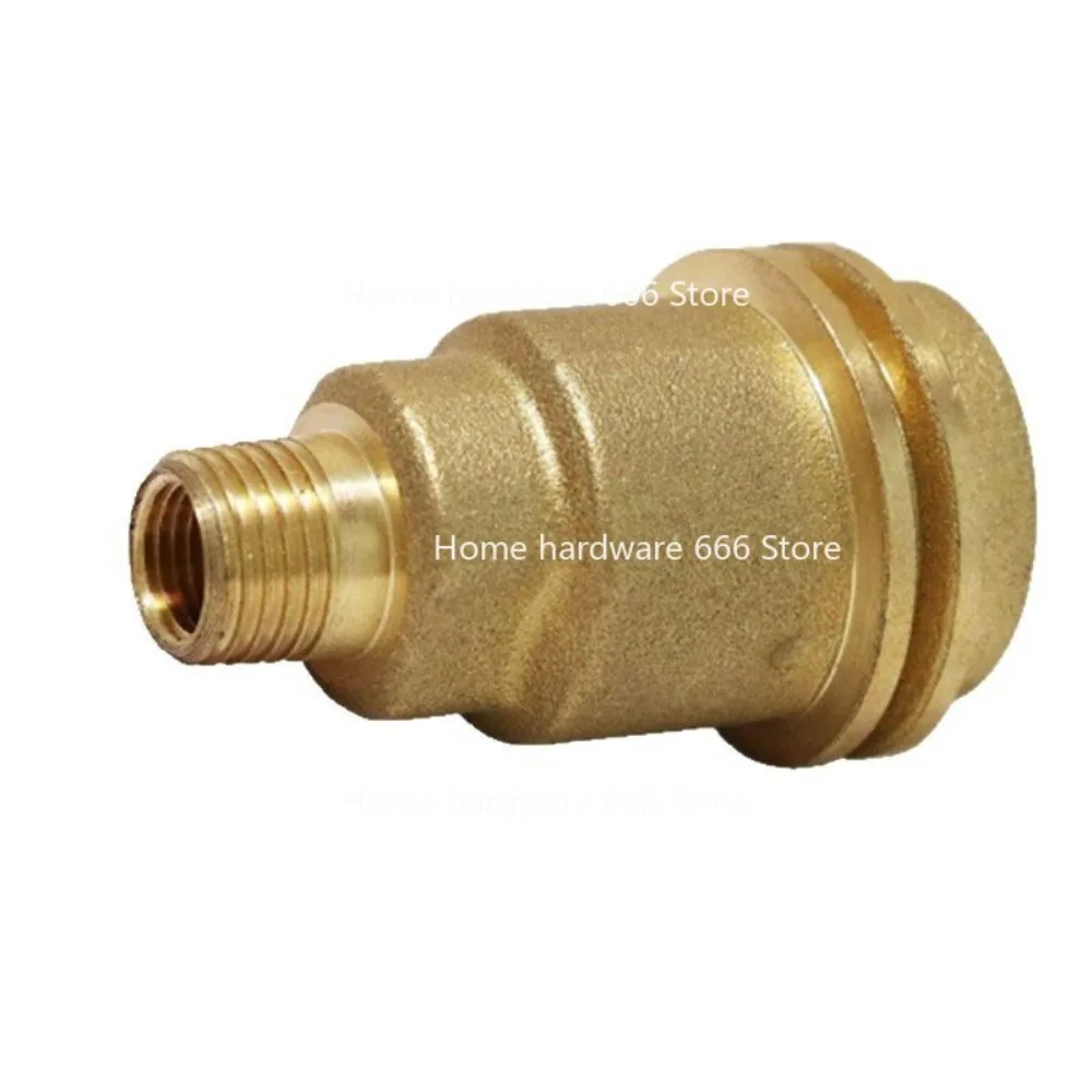 Interface POL with Pressure Gauge Copper Adapter Propane Gas Tank Charge Converter Gas Tank Converter