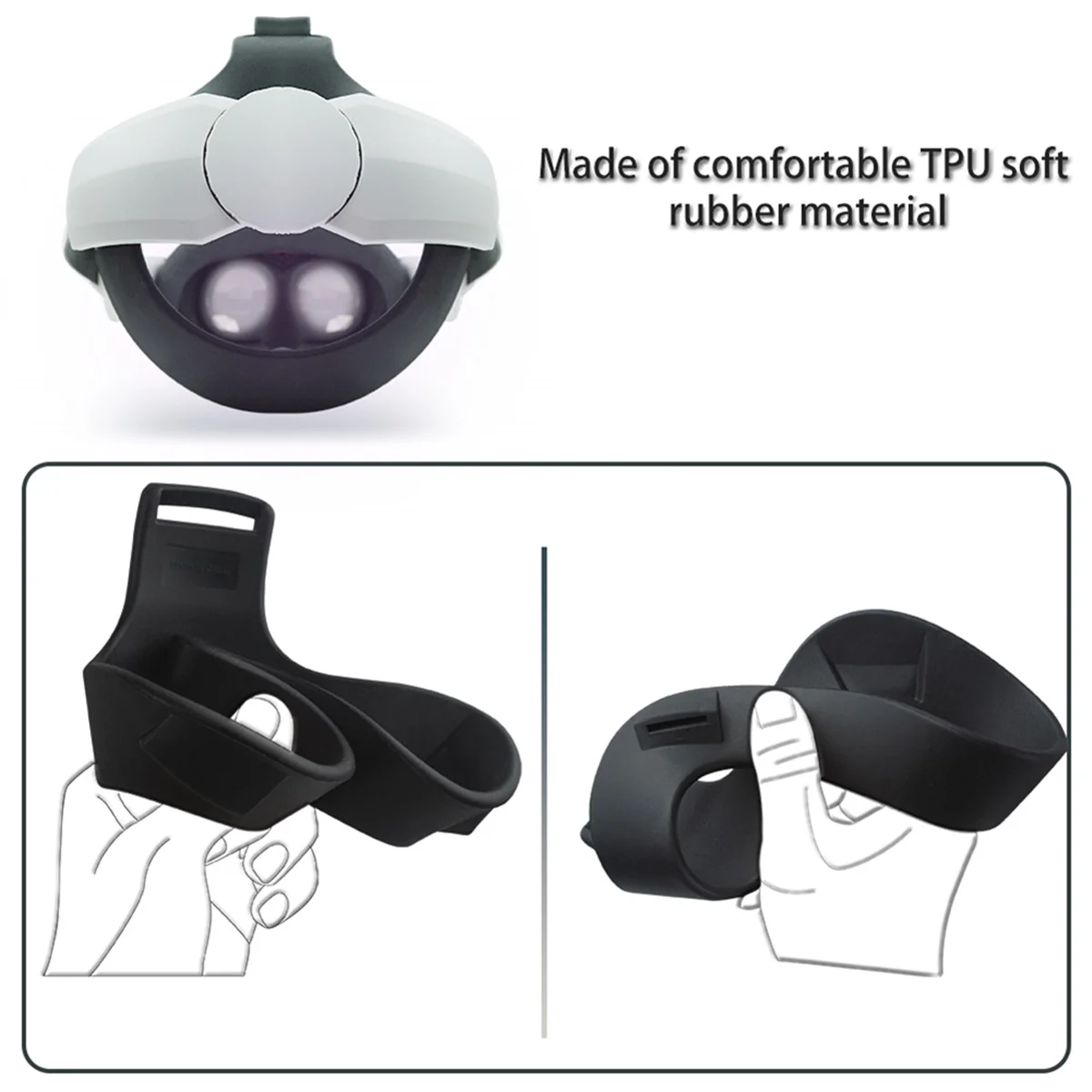 

Adjustable Vr Head Strap for Oculus Meta Quest 2/3 Wear Headset Elite Strap for Meta Quest 3 Vr AccessoriesJADD