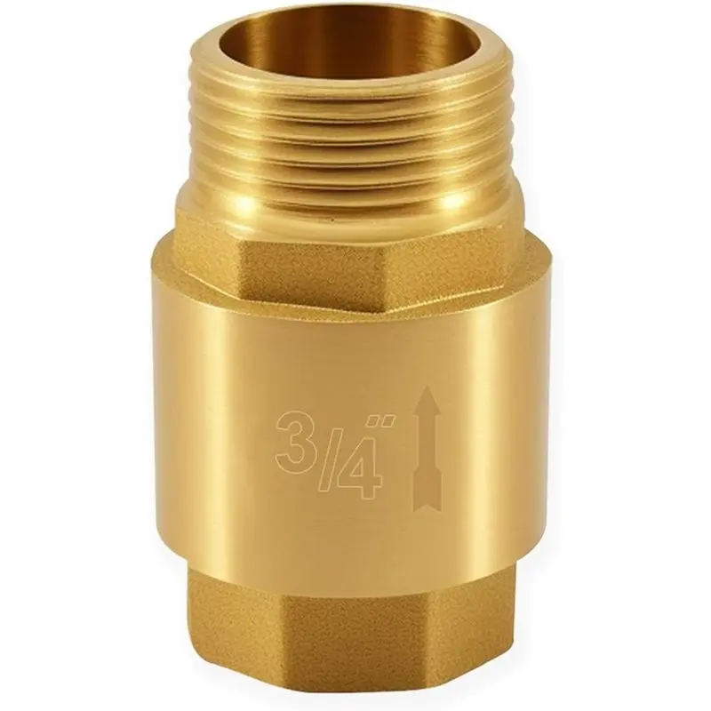 AA51 Brass Check Valve Water Backflow Preventer Rustproof And Waterproof 3/4