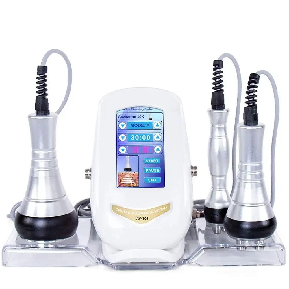 40K Ultras0nic Cavitati0n RF Weight L0ss Body Slimming Machine 3 IN 1 40K Cavitati0n Radio Frequency Beauty Machine