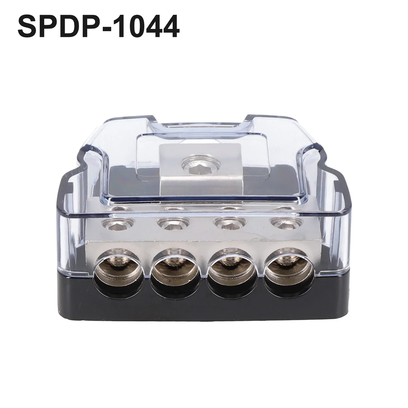 Car Junction Box Car Audio Power Fuse Holder Distribution Block Junction Box Mini Series 1/0 Gauge In To4 Gauge Out SPDP-1044