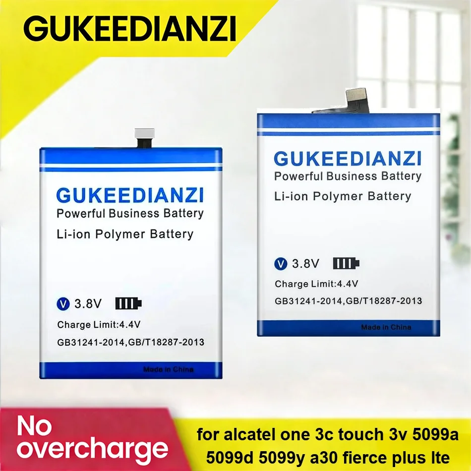 

3500-3650mAh Mobile Phone Battery TLP029CC TLp029C1 TLp029C7 For Alcatel One 3C Touch 3V 5099A 5099D 5099Y A30 Fierce Plus Lte