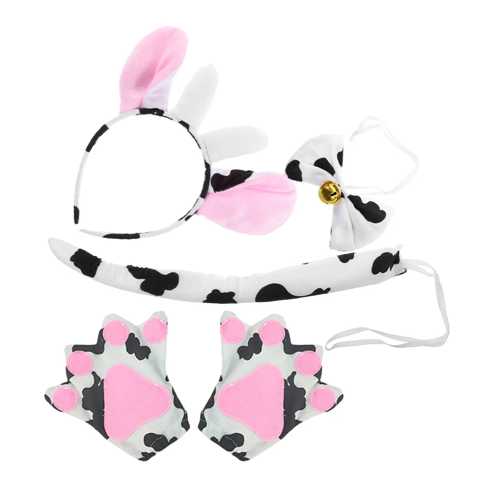 1Set Cow Costume Props Creative Design Stand Out in Crowd Perfect for Cosplay Stage Performance Party Gathering