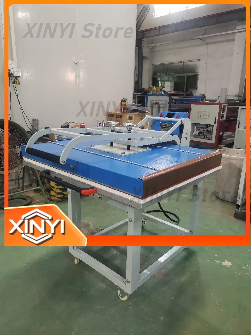 2024 New Flatbed Large Size Manual Heat Press Machine for Heat Transfer Vinyl Printing Embroidery Sublimation for T Shirt Mug