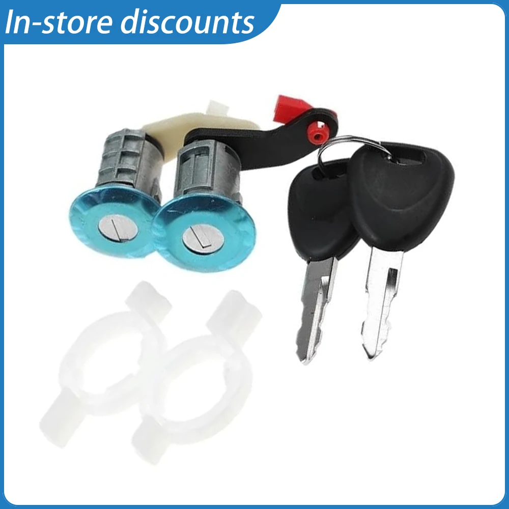

High Quality Automotive Door Lock Barrel Cylinder Set with 2 Keys, Direct Fit Replacement Part OEM 7701470945 7701470944