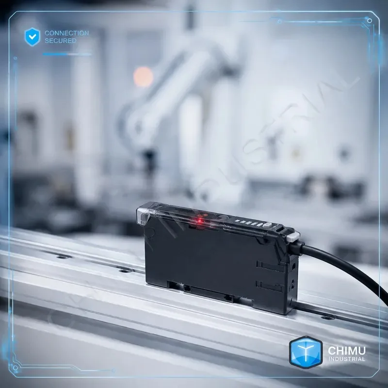 【CHIMU INDUSTRIAL】 ER2-22NFV Optical Fiber Amplifier Sensor Double Digit Display Diffuse Photoelectric Switch Probe