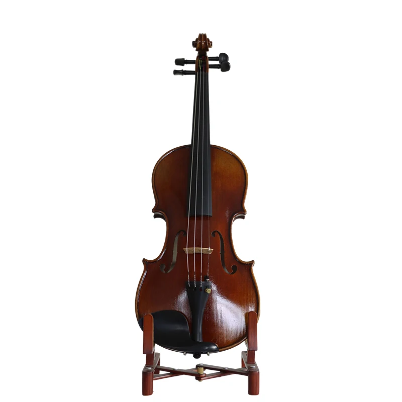 Popular Design Bright Wood Art Pattern Spruce Top and Maple Back Violin for Professional Performances and Music Education