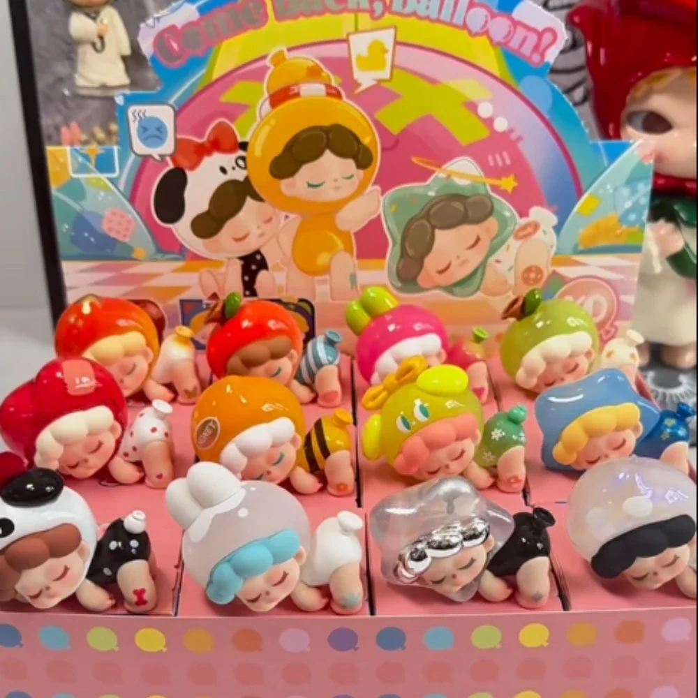 Echte DODOSUGAR Wendy Come Back Balloon Mini Blind Box Kawaii Wendy Action Figure Mystery Box Anime Figure Collection Model