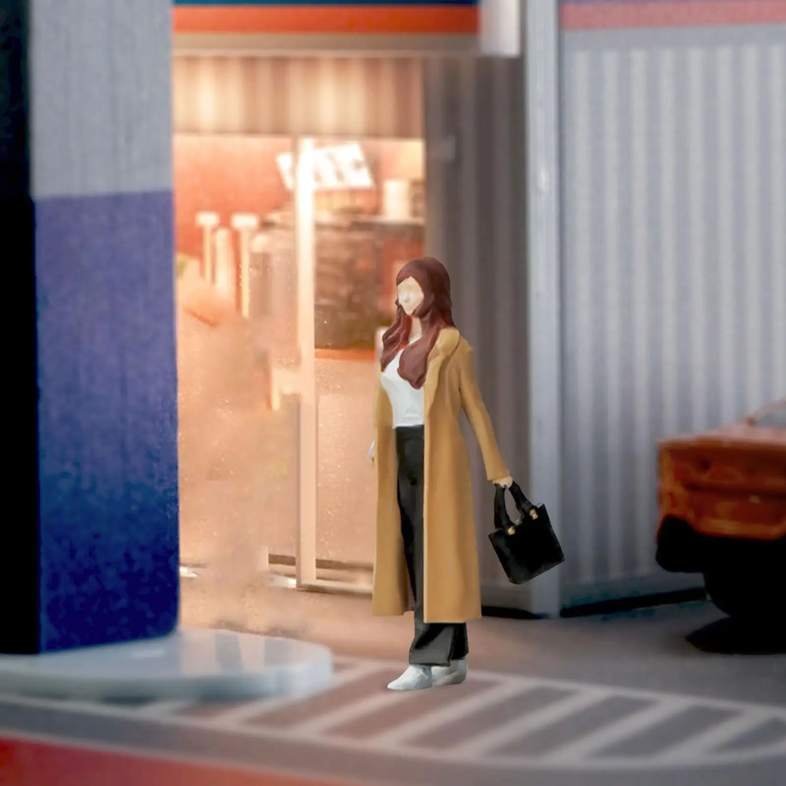 1:64 Mensenfiguren Miniatuur Mensenfiguren Zandtafelornament Handgeschilderd