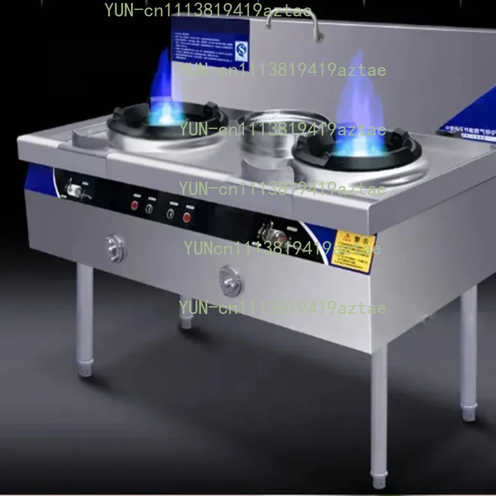 Industrial two wok gas range stove Restaurant equipments chinese wok burner stand  burner cooker gas stov