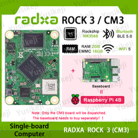 RADXA CM3 coreboard 3566-module, Rockchip RK3566 quad-core processor, compatibel met Raspberry Pi CM4, 2 GB + 16 GB Emmc met wif