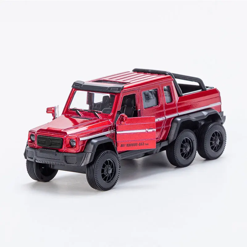 die-casting model, alloy pickup truck model, children\'s toy, off-road vehicle ornament, rebound car model, boys\' toy