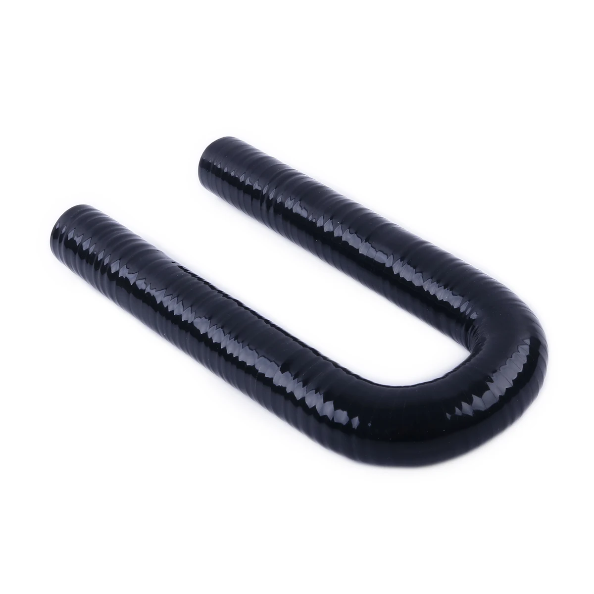 Gloss Black 180° 180 Degree Elbow Bend 3ply 4ply 170mm-long-leg Silicone Hose ID 12mm 15mm 19mm 22mm 25mm 32mm 35mm 38mm