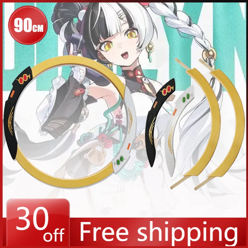 

90cm Zenless Zone Zero Sword and Blade Model Dialyn Cosplay Ring Blade Anime Collectible Model Desktop Decorations Kids Toys