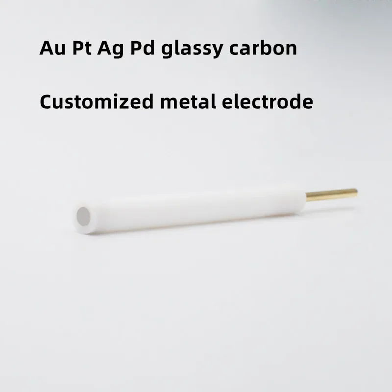 3mm Gold Platinum Silver Glass Carbon Copper Aluminum Nickel Zinc Tungsten Metal Disk Electrode