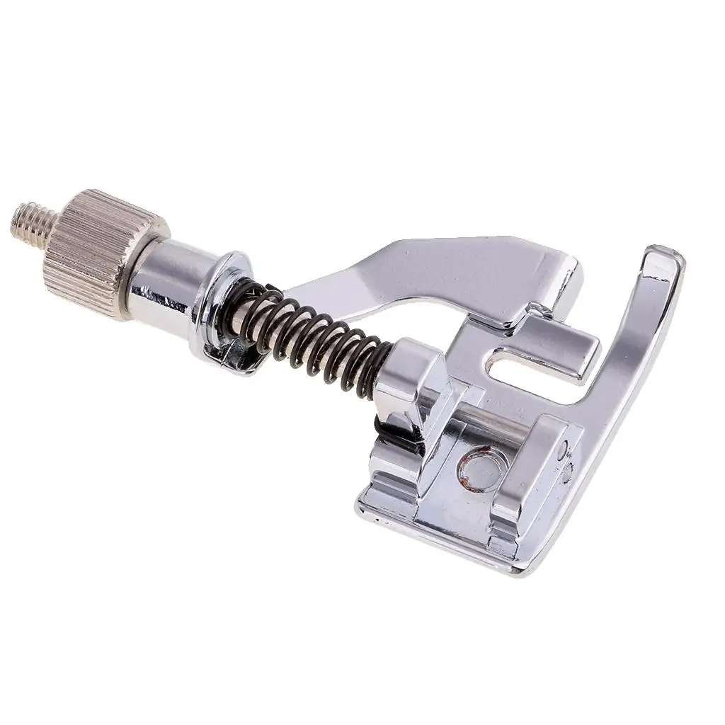 Pied presseur métallique de haute qualité pour machine à coudre, accessoire pour ourlets invisibles, idéal pour la finition de vêtements à domicile
