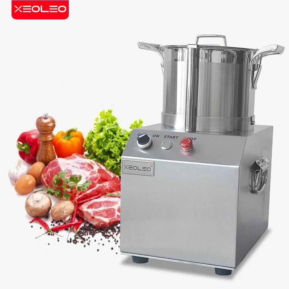 XEOLEO Commercial 15L Meat Grinder Multi-Function Electric Mincing Cutter Mixer Machine Stainless Steel Household Food Processor