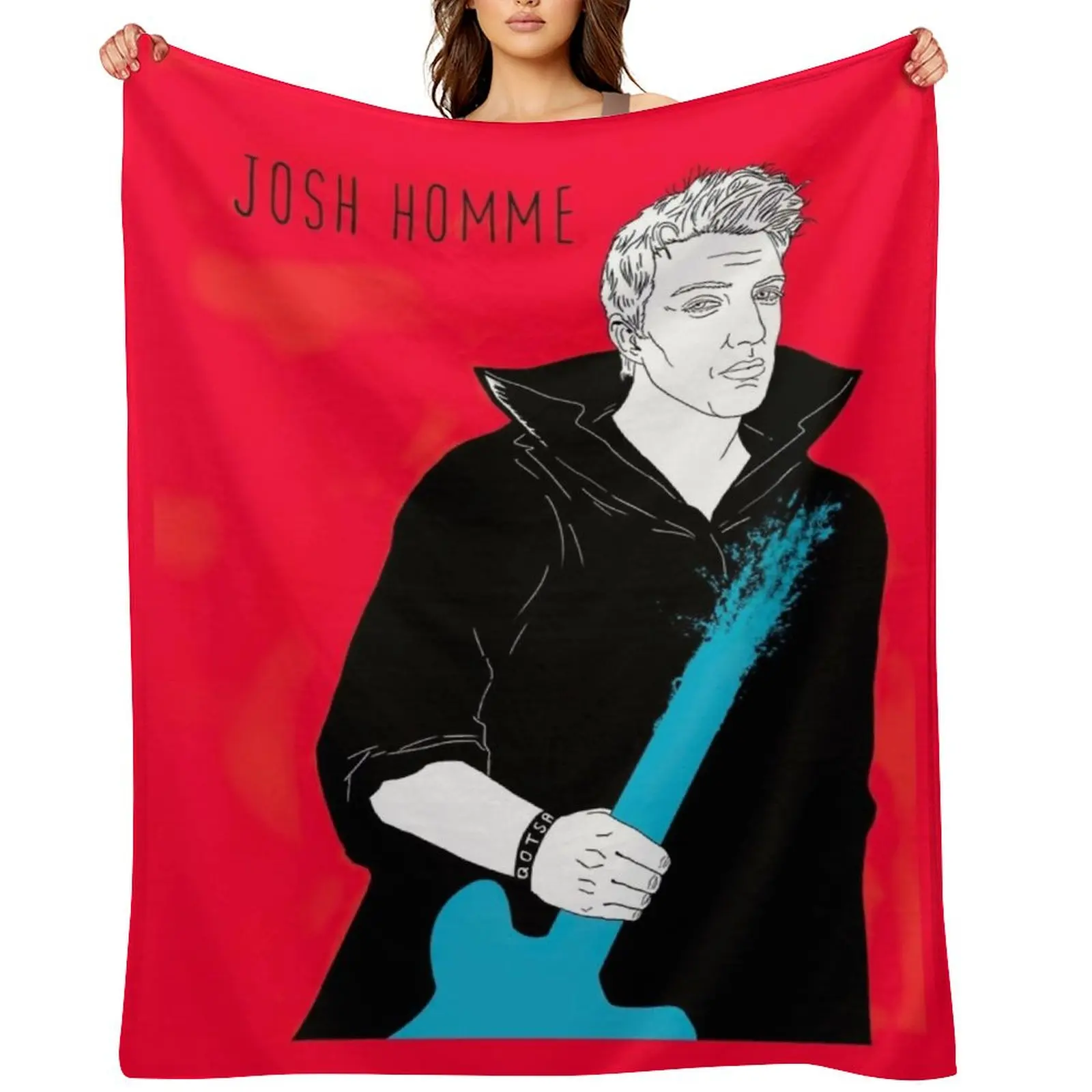 

Queens of the stone age T-Shirts a song for the dead Poster qotsa Sticker Throw Blanket Bed linens Winter beds sofa bed Blankets