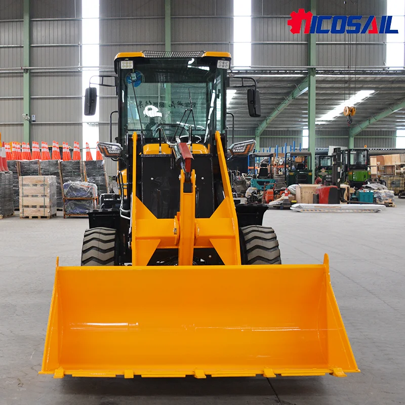 

Mini Model Wheel Loader 1ton 1.2ton 1.6ton Load Capacity Electronic Control Cabin Drive Mature Technology Front Loader