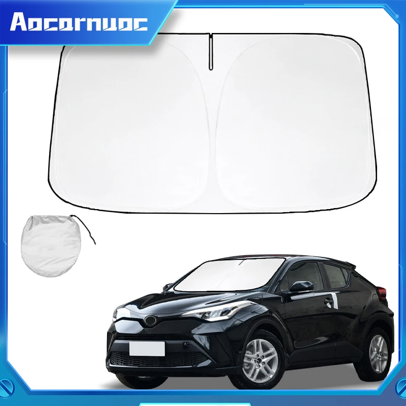 

Folding For Toyota C-HR CHR 2016-2019 Car Window Sunshade Cover Sun Shade Windshield Visor Protector Windscreen UV Protection