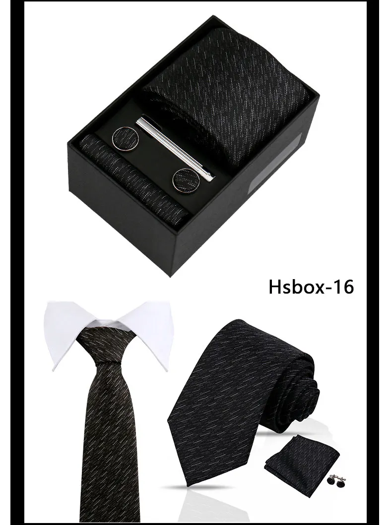 Modische Krawatten für Herren, Paisley-Krawatte, Geschenkbox-Set, originelle Geschenke für Herren, hochwertige Krawatte, Business-, Hochzeits- und Anzug-Accessoires – Detail 20