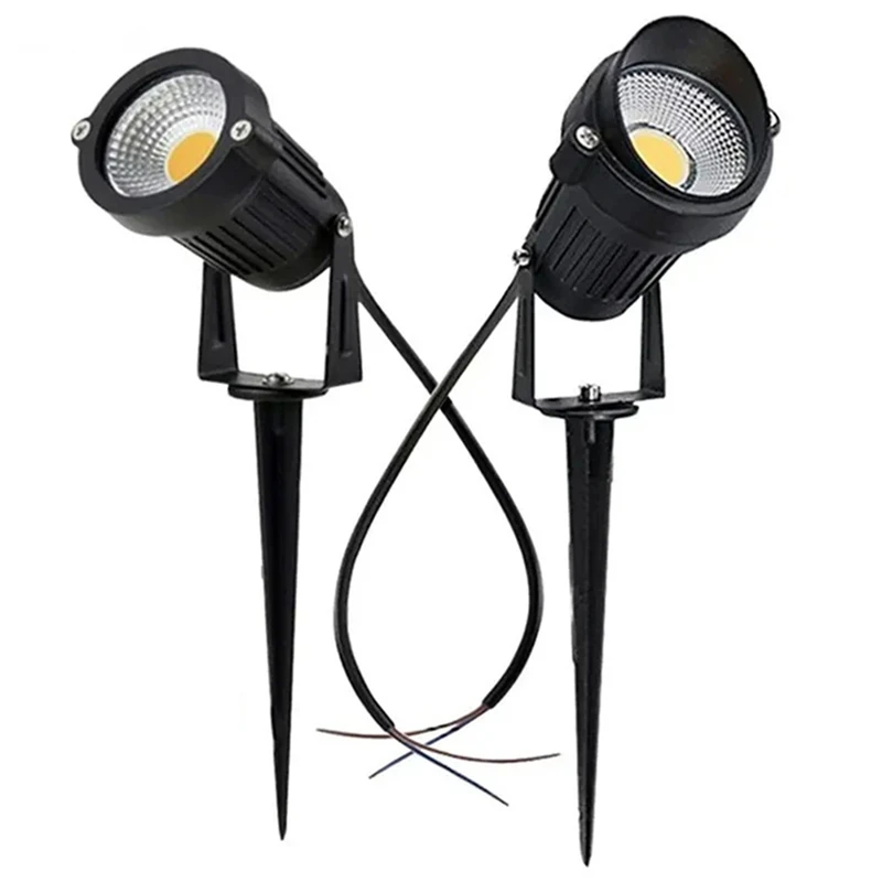 Lampes de pelouse LED avec pic, étanches IP65, éclairage extérieur, jardin, 4 pièces