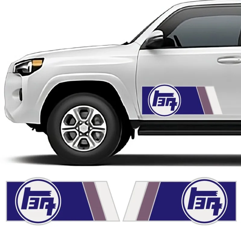 

Car Vinyl sticker body Side stripe modification Heritage Stripe sporty Decal FOR Toyota 4Runner