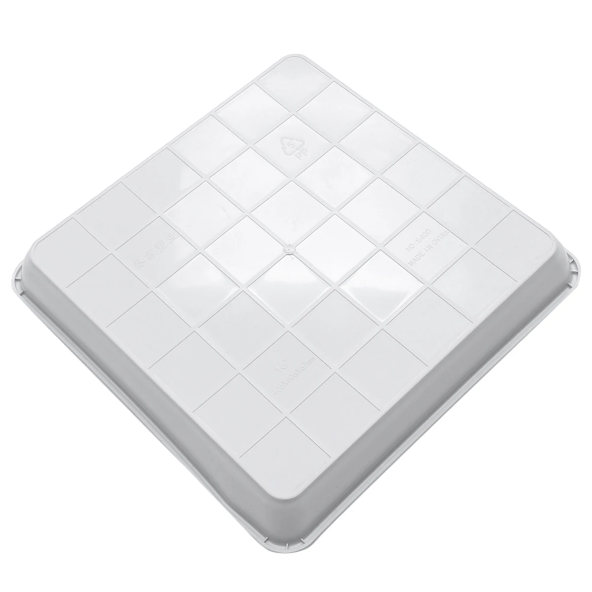 

White Serving Platter Resin Plastic Tray Breakfast Plate Household Food Containers Snack