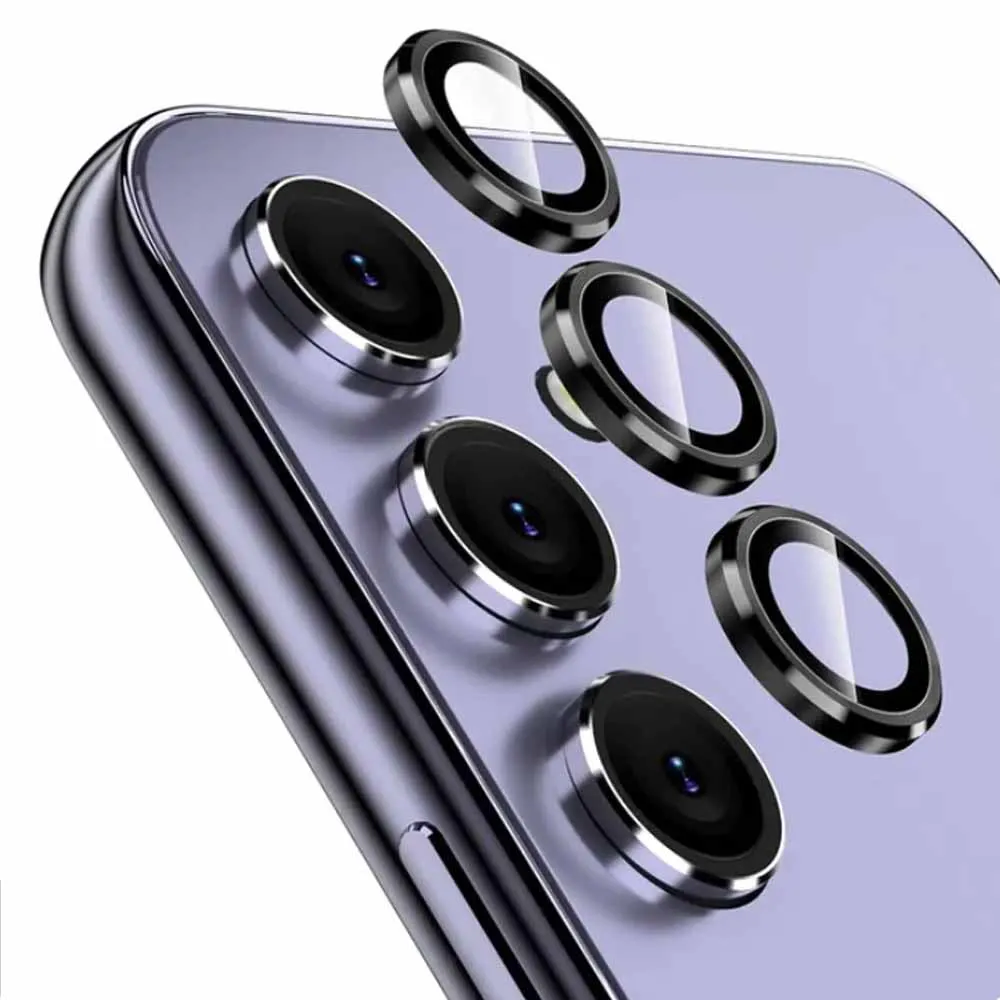 กล้องเลนส์ป้องกันแก้วสําหรับ Samsung Galaxy A54 A15 A35 5G เลนส์โลหะ Protector แหวนสําหรับ Galaxy A55 Samsun a35 a15