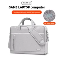 Bolso de negocios para ordenador portátil, bolso grande de hombro, maletín para portátil de 13, 15 y 17 pulgadas, Macbook Air Pro, HP, Huawei, Asus, Dell