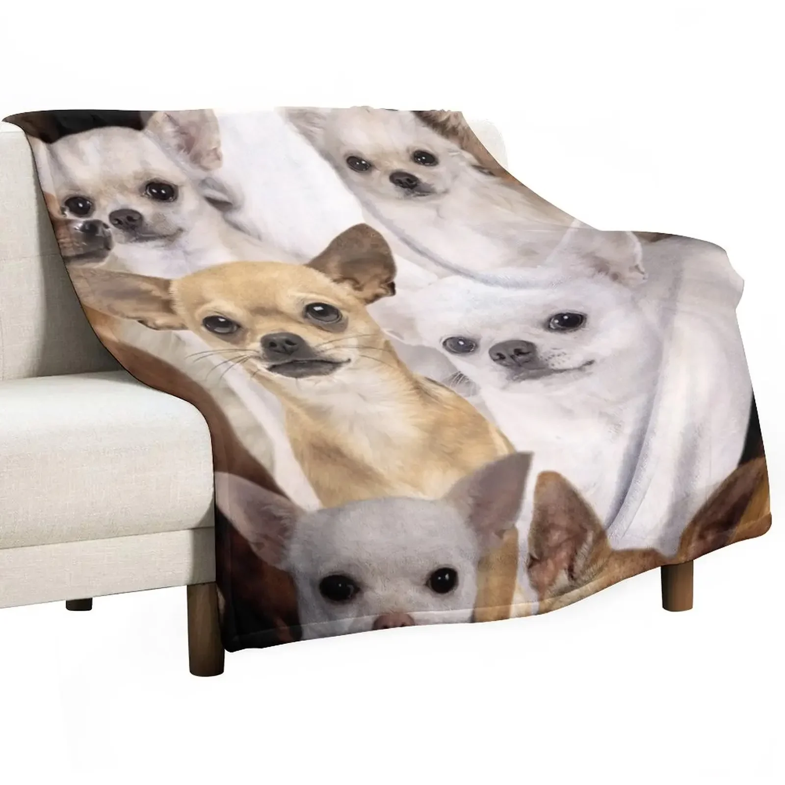 

Chihuahuas Throw Blanket valentine gift ideas for sofa Camping Sofa Throw Blankets