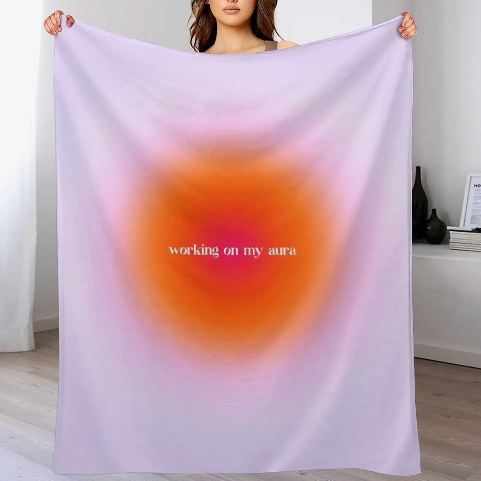 

Working On My Aura Gradient, SZA Love Galore Throw Blanket for winter For Baby christmas decoration Giant Sofa Blankets