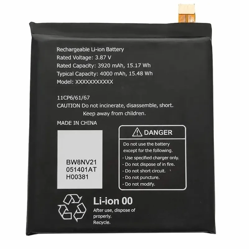 [RA07003-1091] for Fujitsu Arrows We 5G Smartphone Battery Replacement High Capacity Li-ion Cell for FJL22