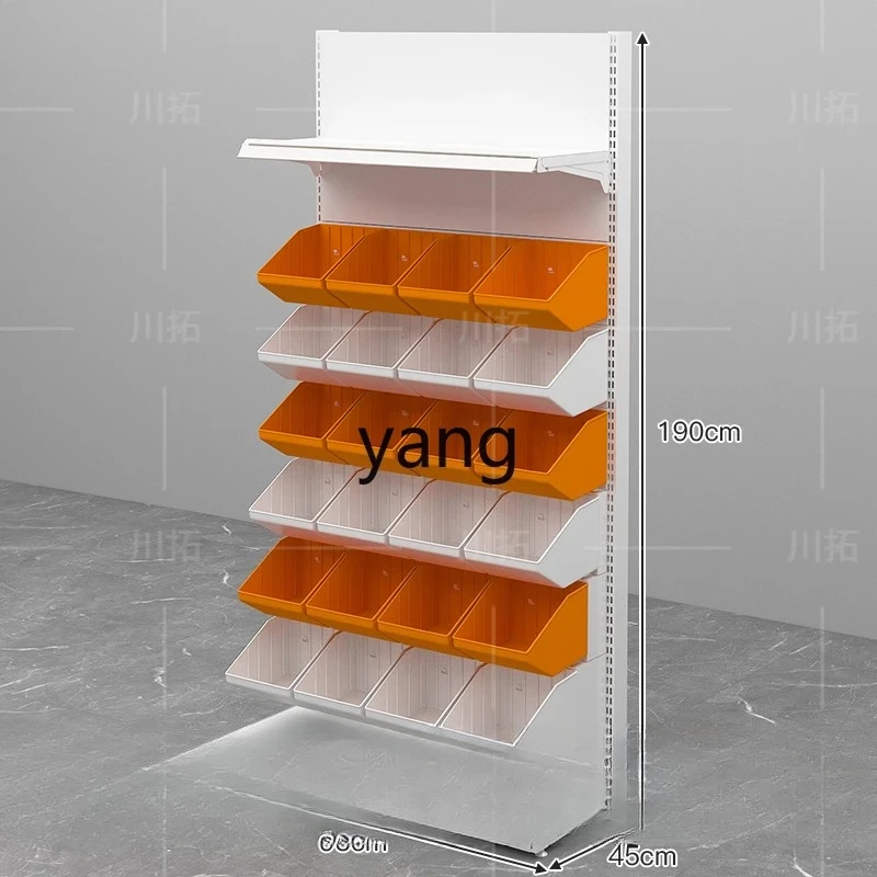 Lmm1 supermarket convenience store commissary loose food display rack multi-layer Nakajima shelf