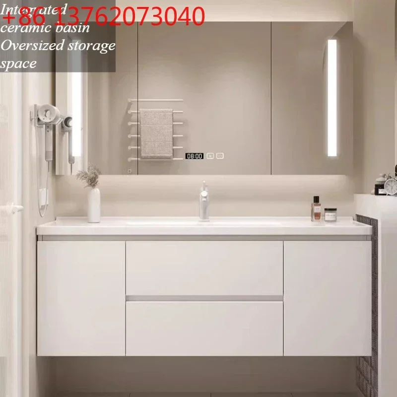 Unique Sets Luxury Bathroom Cabinets Modern Corner Storage Combination Bathroom Cabinets European Salon Rustic Home Furniture