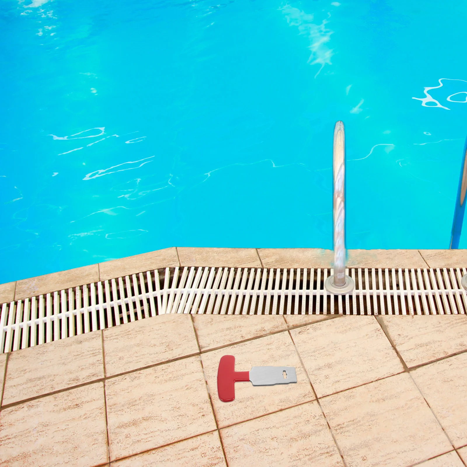 

Pool Plug Removal Tool Stainless Steel Ergonomic Handle Quick Disassembly Above Ground Inground Spa Pool Drain Eyeball Seat